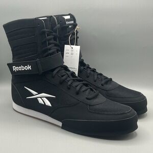 Reebok Boxing HI MMA Wrestling Black Sport Boots - Men's Size 12.5